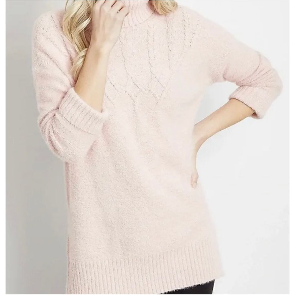 Maurices Turtleneck Cable Knit Pullover size XSmall